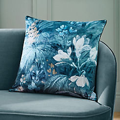 Hyperion Anthea Floral Velour Digital Print Cushion