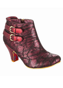 Irregular Choice Burgundy Think About It Boots
