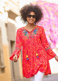 Joe Browns Embroidered Loose Fit Tunic