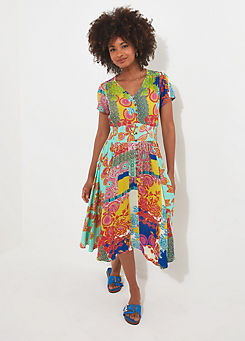 Joe Browns Palm Printed Safari Dress