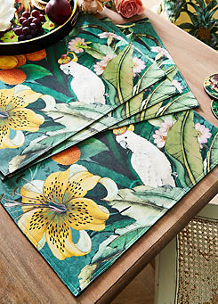 Joe Browns Totally Tropical Set of 4 100% Cotton Placemats