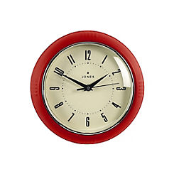 Jones Clocks ’The Ketchup’ Retro Kitchen Wall Clock