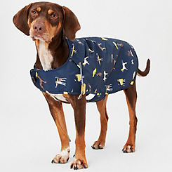 Joules Navy Water Resistant Dog Coat