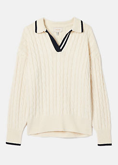 Joules Vanessa Cable Knit Cricket Jumper