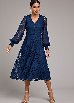 Sleeved Kaleidoscope Dress