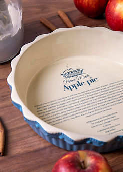 KitchenCraft Home Made Stoneware 26.5 cm Round Pie Dish