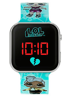 L.O.L. Surprise! Printed Blue Silicon Strap Watch