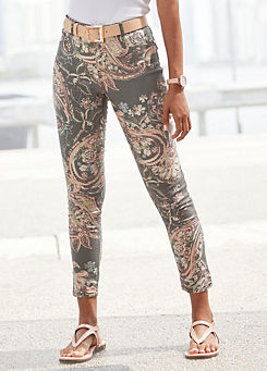 LASCANA 7/8 Jeggings with Paisley Print