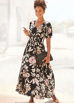 LASCANA Floral Print Maxi Dress