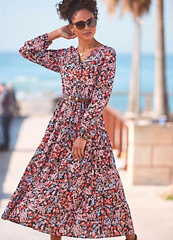 LASCANA Floral Print Maxi Dress