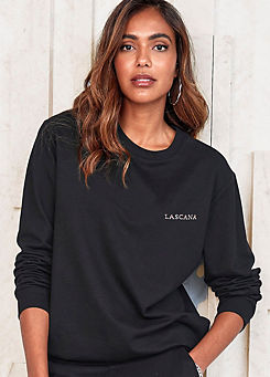 LASCANA Round Neck Sweatshirt