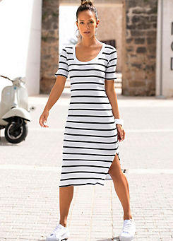 LASCANA Striped T-Shirt Dress
