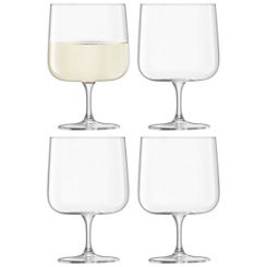 LSA Set of 4 Arc Wine Glasses 340ml