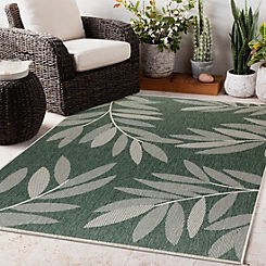Likewise Rugs & Matting Duo Weave Trailing Leaves Indoor/Outdoor Rug