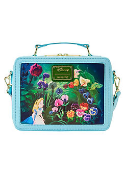 Loungefly Disney Alice In Wonderland Classic Movie Lunch Box & Crossbody Bag