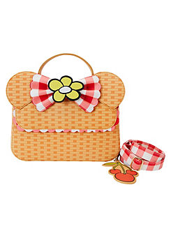 Loungefly Kids Disney Minnie Mouse Picnic Basket Crossbody Bag
