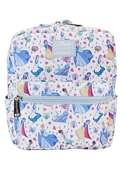 Loungefly Kids Disney Princess Manga Style AOP Nylon Mini Backpack