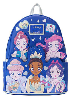 Loungefly Kids Disney Princess Manga Style Mini Backpack