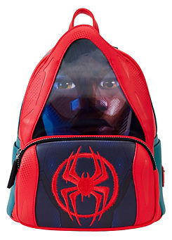 Loungefly Kids Marvel Spider-Verse Miles Morales Hoody Cosplay Mini Backpack