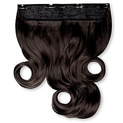 Lullabellz Thick 16 inch 1 Piece Curly Clip in Hair Extensions