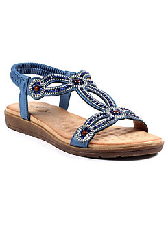 Lunar Arraso Blue Sandals