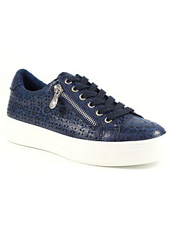 Lunar Charm Navy Trainers
