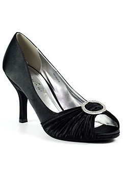 Lunar Sienna II Black Court Shoes