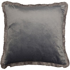 Malini Meghan Velvet Fringe 45 x 45cm Cushion