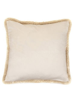 Malini Meghan Velvet Fringe 45 x 45cm Cushion