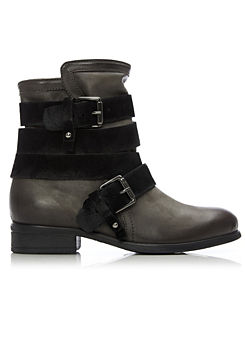 Moda In Pelle Strappy Detail Boots