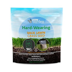 Multi Purpose & Hardwearing Grass Seed Mix - Back Lawn 1kg