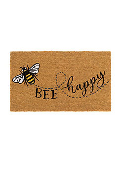 My Mat Bee Happy Coir 45 x 75 cm Doormat