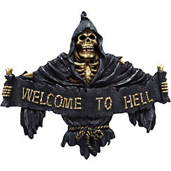 Nemesis Now Welcome To Hell Wall Plaque