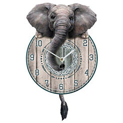 Nemesis Now ’Trunkin’ Tickin’ Elephant Pendulum Clock