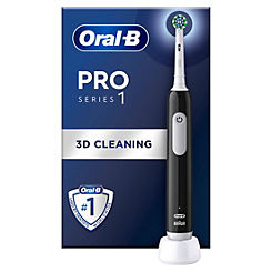 Oral-B Pro Series 1 Black Electric Toothbrush, Designed by Braun