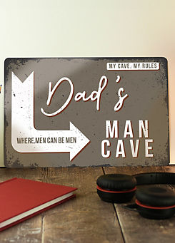 Personalised Momento Personalised Man Cave Metal Sign