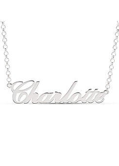 Personalised Sterling Silver Name Necklace with Chain