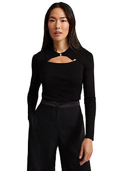 Phase Eight Becki Cut Out Collar Jumper