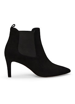 Phase Eight Black Suede Ankle Boots