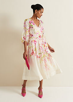 Phase Eight Clancy Floral Print Fit & Flare Dress