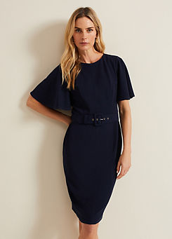 Phase Eight Fanella Belted Jersey Dress
