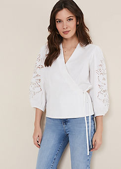 Phase Eight Kacey Broderie Blouse
