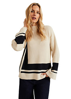 Phase Eight Kayleigh Chunky Boxy Striped Jumper