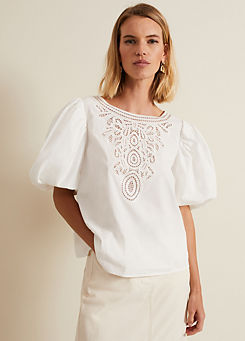 Phase Eight Lillianna Lace Front Blouse