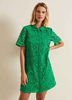 Phase Eight Nicky Broderie Swing Dress