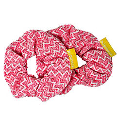 Popmask Pink Microfiber Hair Scrunchies