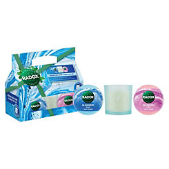 Radox Restore Candle & Bath Bomb Collection Gift Set