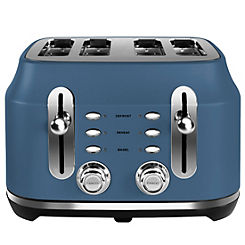 Rangemaster Classic Collection 4 Slice Toaster RMCL4S201SB - Stone Blue
