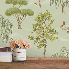 Rasch Willow Woodland Wallpaper