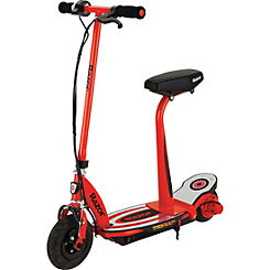 Razor Power Core E100 24 Volt Electric Scooter in Red with Padded Seat